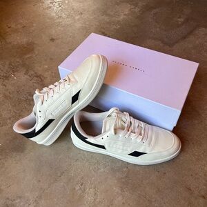 Oliver Cabell Cream and Black Men's Sneakers